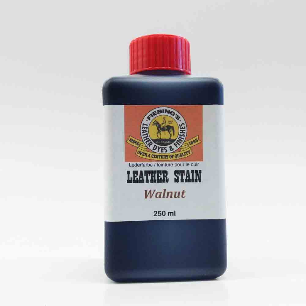 Fiebing's Leather Stain, Ledereinziehfarbe mit Leinl, WALNUT 250 ml Nussbaum